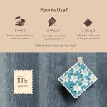 Eulnars Swedish Dishcloths for Kitchen, 8 Pack Flower Reusable Paper Towels Washable, Non-Scratch Swedish Kitchen Towels, Super Absorbent Cellulose Dish Cloths, Eco Friendly Gifts