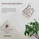 Eulnars Swedish Dishcloths for Kitchen, 8 Pack Flower Reusable Paper Towels Washable, Non-Scratch Swedish Kitchen Towels, Super Absorbent Cellulose Dish Cloths, Eco Friendly Gifts