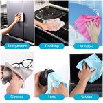 Easy Clean Streak Free Glass Cleaning Miracle Microfiber Cleaning Cloth for Kitchen,Counter,Window,Mirror Lint Free Dish Drying Cloths Glass Polishing Rag,All-Purpose,Reusable,Nanoscale Pack of 6