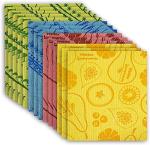 Wettex The Original 14 Pack Swedish Dishcloth for Kitchen - Eco Friendly Reusable Paper Towels - Assorted Dish Cloths for Washing Dishes