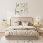 AEPOALUA Floating Nightstand,Wall Mounted Night Stand with Drawer,Small Floating Shelves,Floating Wood Bedside Table for Bedroom、Living Room、Bathroom