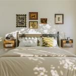 ChooChoo Floating Nightstand Set of 2 with LED Lights, Floating Bedside Table with Drawers, Modern Nightstand, Bedside Shelf Wall Mounted End Table for Bedroom Room, Walnut