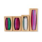 CRAKTH Bamboo Plastic Bag Storage Organizer for Kitchen Drawer, 4 Separate Baggie Organizer, Suitable for Gallon, Quart, Sandwich & Snack Variety Size Bag