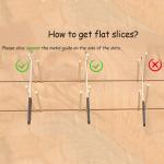 Bread Slicer, Stainless Steel Bread Slicer for Homemade Bread,Adjustable Bread Slicing Guide, Foldable and Compact Cutting Guide, Durable and Stable Wooden Structure for Bread Loaf Slicer