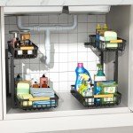 Merrylun Under Sink Organizers, 2 Pack with Drawers