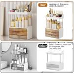 3-Tier Makeup & Perfume Organizer with 3 Drawers