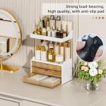 3-Tier Makeup & Perfume Organizer with 3 Drawers