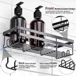 2 Pack Adhesive Shower Caddies - No Drill Storage