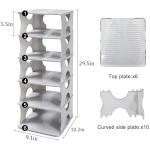 6-Tier Adjustable Shoe Rack Storage Organizer