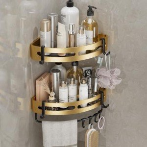 Geobella Heavy-Duty Corner Shower Organizer 2-Pack