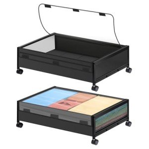 Under Bed Storage Bins with Wheels - 2-Pack