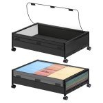 Under Bed Storage Bins with Wheels - 2-Pack