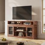 WLIVE 58" Farmhouse TV Stand with LED Lights