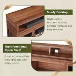 WLIVE 58" Farmhouse TV Stand with LED Lights