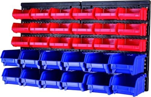 Wall-mounted bins