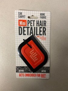 Lilly Brush Mini Pet Hair Detailer | Reusable Fur Remover for Car Interior, Carpet, Couch & Furniture
