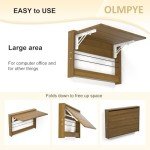 Wall Mounted Folding Table with Iron Bracket