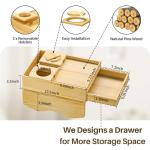 7-in-1 Couch Tray with Swivel Phone Holder