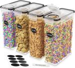 Airtight Cereal Storage Containers - 4 Pack
