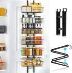 8-Tier Over the Door Pantry Organizer with Baskets