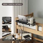 Bedside Shelf for Bunk Beds with Cup Holder