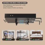 Bedside Shelf for Bunk Beds with Cup Holder
