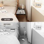 Bedside Shelf for Bunk Beds with Cup Holder