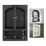 Uni-Green 17x25 Arch Double Shelf Shower Niche