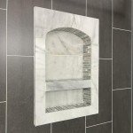 Uni-Green 17x25 Arch Double Shelf Shower Niche