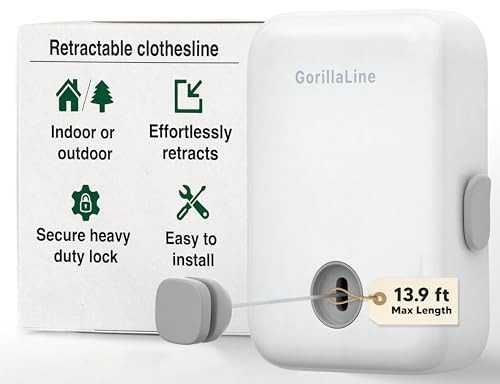 Retractable clotheslines