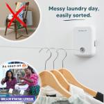 GorillaLine - Retractable Clothesline Indoor Outdoor Clothes Line | Heavy Duty Clothes Drying Laundry Line | Wall Mounted Drying Rack Clothing Line