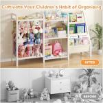 Kids 3-Tier Bookshelf and Toy Storage Unit