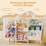 Kids 3-Tier Bookshelf and Toy Storage Unit