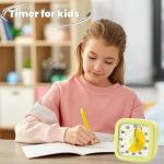 Visual Timer for Kids,Time Timer Home - 60 Minute Kids Visual Timer, Timer for Classroom Home Office, Countdown Clock for Teaching Work Meeting, Pomodoro Timer for Time Management (Avocado Green)