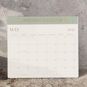 Beautiful 2025-2026 Magnetic Fridge Calendar - Runs From January 2025 Until July 2026 - The Perfect Monthly Refrigerator Calendar for Easy Organizing