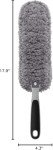 MR.SIGA Lint Free Microfiber Duster, Washable Duster for Household Cleaning Gray