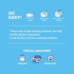 Tru Earth Compact Dry Laundry Detergent Sheets (Made in Canada) - Up to 64 Loads (32 Sheets) - Paraben-Free - Original Eco-Strip Liquidless Laundry Detergent, Travel Laundry Sheets - Fresh Linen