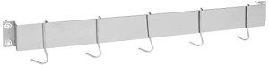 Cuisinart Chef's Classic 33-Inch Bar-Style Wall-Mount Pot Rack, Brushed Stainless