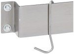 Cuisinart Chef's Classic 33-Inch Bar-Style Wall-Mount Pot Rack, Brushed Stainless