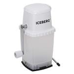 Iceberg Ice Crusher with Stainless Steel Blades and Suction Base, Manual Hand Crank Ice Breaker for Creating Drinks, BPA Free Portable Ice Crusher for Ice Platters, Coctails, and Much More