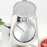 Saicool Electric Ice Crusher Shaver 300W 2000r/min 143 lbs Stainless Steel Shaved Ice Machine Snow Cone Maker for Home and Commercial Use Ice Crushers (Silver)