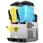 30L 8 Gal Commercial Margarita & Slushy Machine,1100W 110V Frozen Drink Maker Smoothie Machine for Bar,Electric Large Slushie Machine with Self-cleaning Mode,For Alcohol Beverage Cocktail Juice