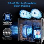 30L 8 Gal Commercial Margarita & Slushy Machine,1100W 110V Frozen Drink Maker Smoothie Machine for Bar,Electric Large Slushie Machine with Self-cleaning Mode,For Alcohol Beverage Cocktail Juice