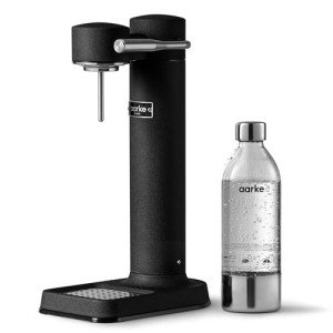 aarke - Carbonator III Premium Carbonator-Sparkling & Seltzer Water Maker-Soda Maker with PET Bottle (Matte Black)