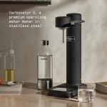 aarke - Carbonator III Premium Carbonator-Sparkling & Seltzer Water Maker-Soda Maker with PET Bottle (Matte Black)