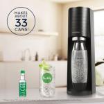 SodaStream - Terra Soda Streaming Machine - STARTER KIT - Sparkling Water Maker with CO2 & Bubly Drop - Eco-Friendly, No Batteries Needed - Black