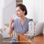 PHILIPS Sparkling Water Maker Soda Maker Soda Streaming Machine Quick Twist for Easy Install, 1L Carbonating Bottle, Soda Water Maker, Compatible with 60L CO2 Carbonator(NOT Included), ADD4901GROQ/37