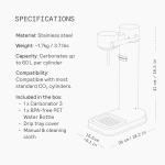 aarke - Carbonator III Premium Carbonator-Sparkling & Seltzer Water Maker-Soda Maker with PET Bottle (Matte Black)