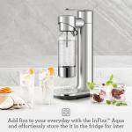 Breville BCA600BSS InFizz Aqua Sparkling Water Maker, Brushed Stainless Steel