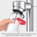 Breville BCA600BSS InFizz Aqua Sparkling Water Maker, Brushed Stainless Steel